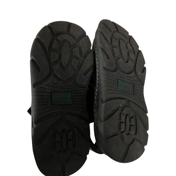 Vintage 90s Tom McCann‎ Brown Leather Chunky Fisherman Festival Sandals Size 11 - Picture 7 of 7